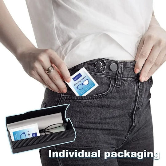 Powerclean Anti-fog Wipes Glasses Cleaning Wipes Anti-fog & Anti-static 100pcs
