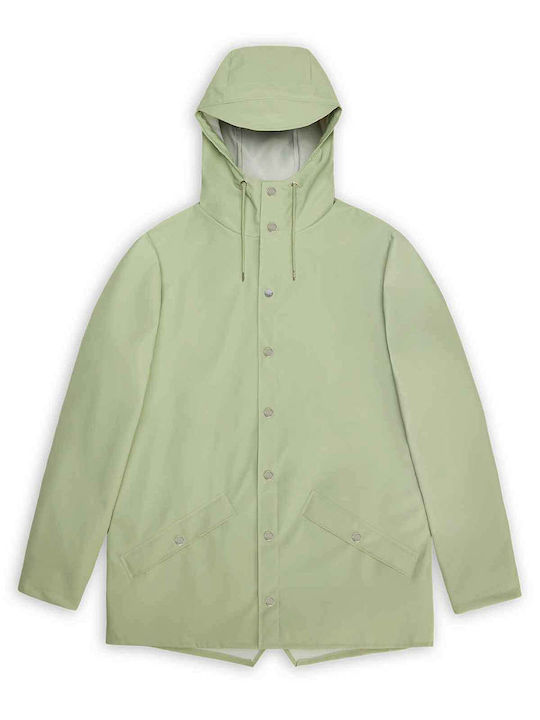 Unisex Μπουφάν Rains | Αδιάβροχο Jacket W3 Earth | Unisex Ρούχα Light Olive 12010-08