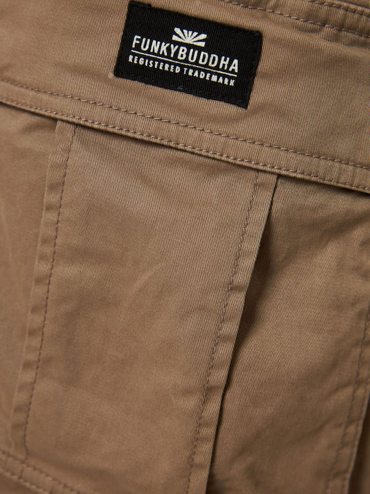 Trousers Cargo Elastic in Regular Fit Cigar