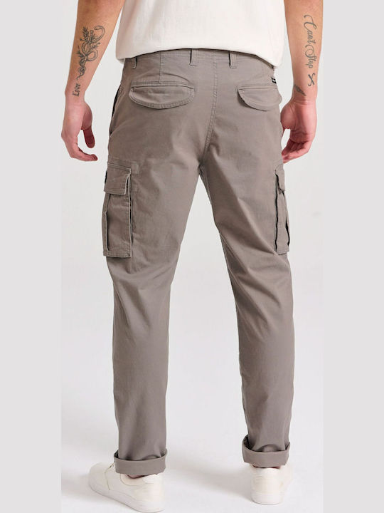 Trousers Cargo Elastic in Regular Fit Gray