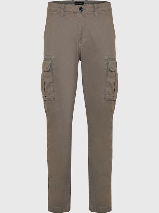 Trousers Cargo Elastic in Regular Fit Gray