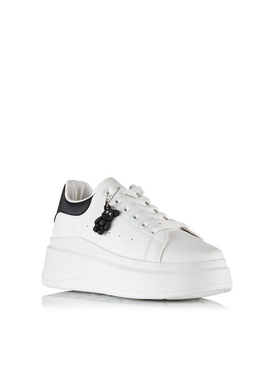 Plato Flatforms Sneakers White / Black