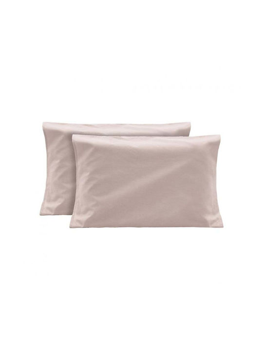 Heinner Σετ Μαξιλαροθήκες Cream 50x70εκ.