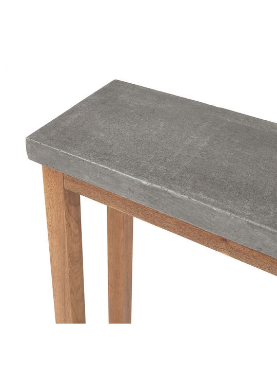 Concrete - Τραπέζι Κονσόλα Φυσικό Τσιμέντο Πλάτος 85 X Βάθος 20 X Ύψος 70 Cm
