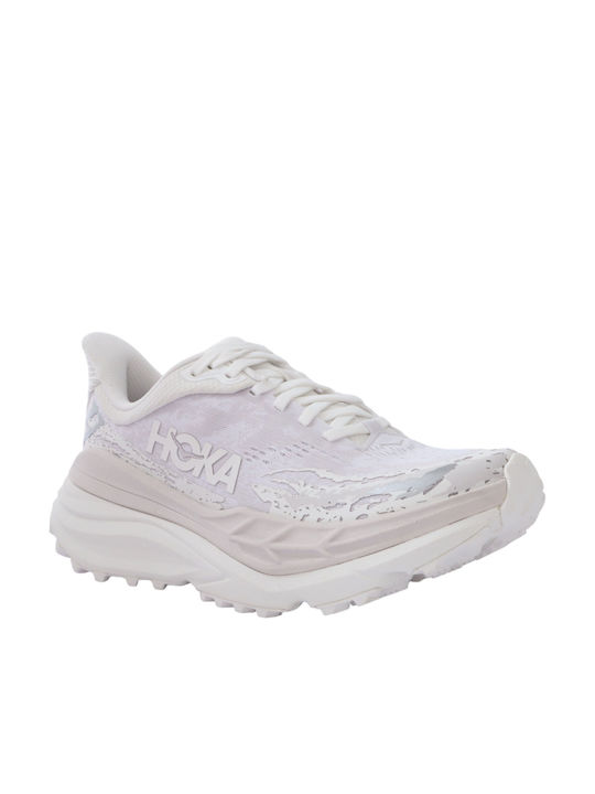 Hoka Stinson 7 Γυναικεία Αθλητικά Παπούτσια Running Λευκά
