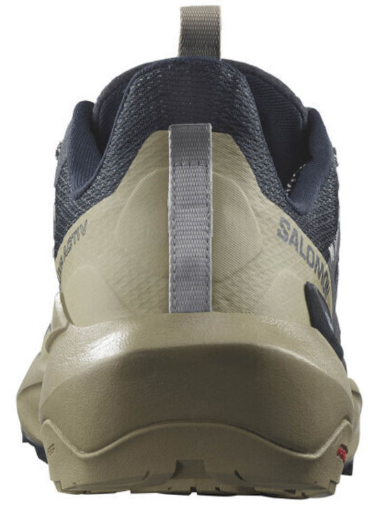 Salomon Elixir Activ Men's Hiking Shoes Carbon Slate Green Glacier Gray