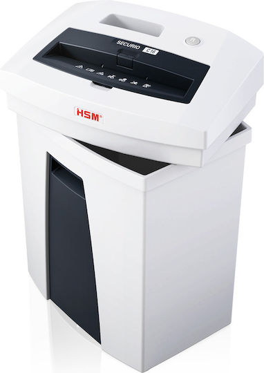 Hsm Document Shredder Cross Cut 6 - 7 Sheets With 25 L Bucket Securio C16 Document Shredder - 4 X 25 Mm