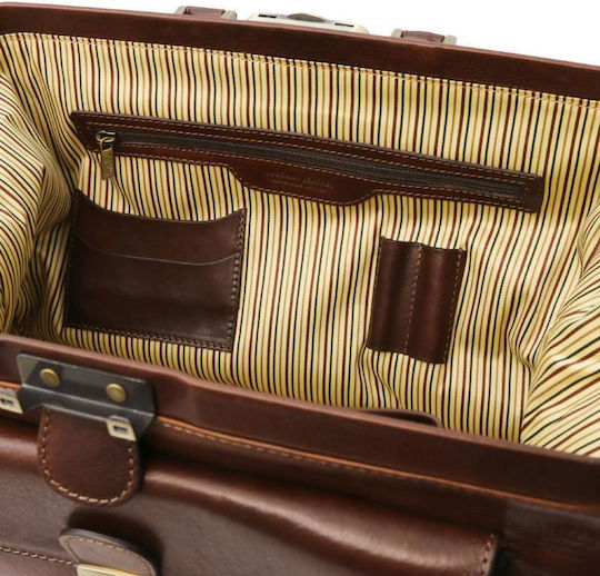 Medical Leather Bag Giotto Brown Dark Brown