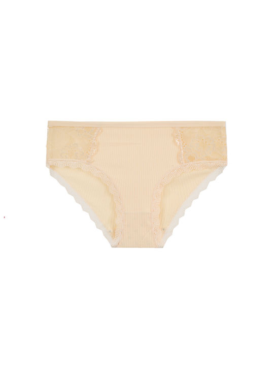 Ψηλόμεσα Γυναικεία Slip MultiPack με Δαντέλα