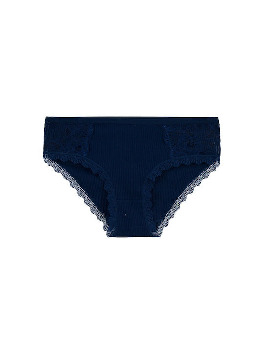 Ψηλόμεσα Γυναικεία Slip MultiPack με Δαντέλα