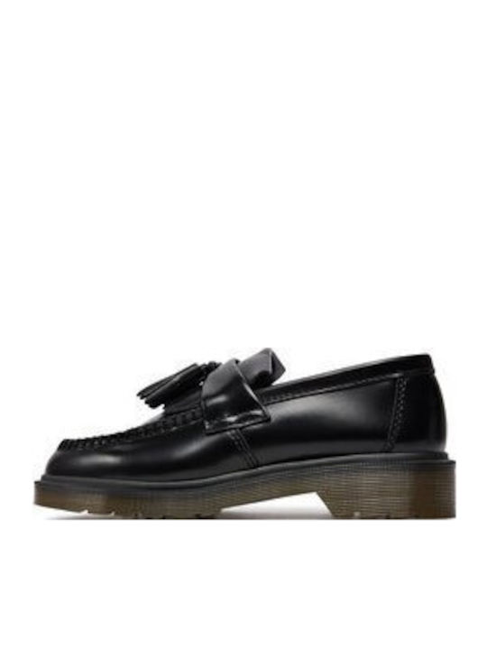 Adrian Leder Damen Mokassins in Schwarz Farbe