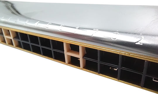Metallmusik Ideallstore®, Performance Harmony, Edelstahl, 21 cm, Silber