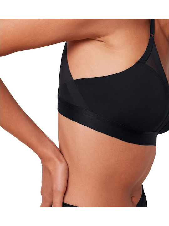Shape Smart N Γυναικείο Μπουστάκι Μαύρο με Ελαφριά Ενίσχυση