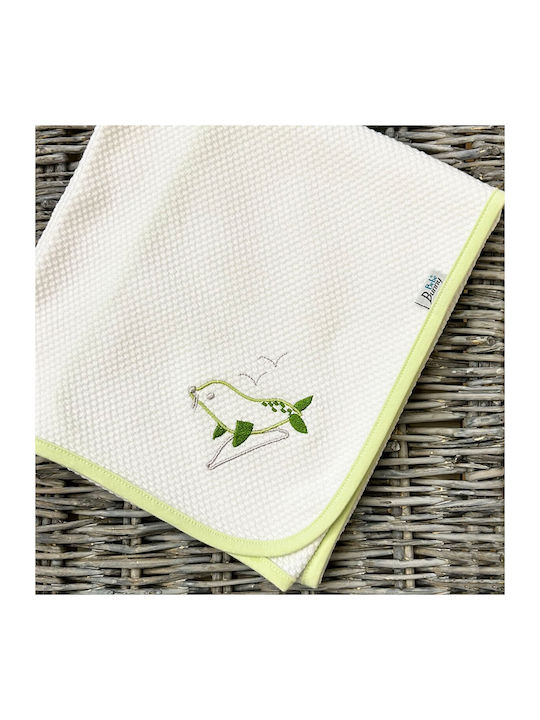 Bunny Bebe Swaddle-Tuch Light Green 80x90cm. 1Stück