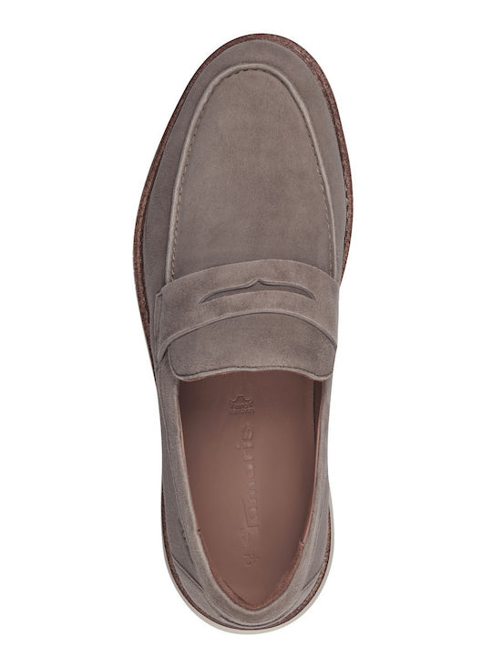 Tamaris Ανδρικά Δερμάτινα Casual Παπούτσια Taupe Suede 1-14201-42 378 Γκρί