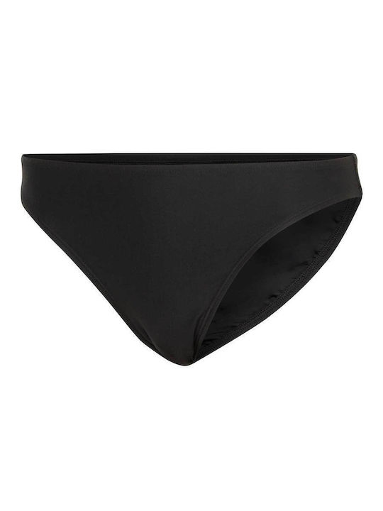 Sport Bikini Set Triangle Top & Slip Bottom with Adjustable Straps Black