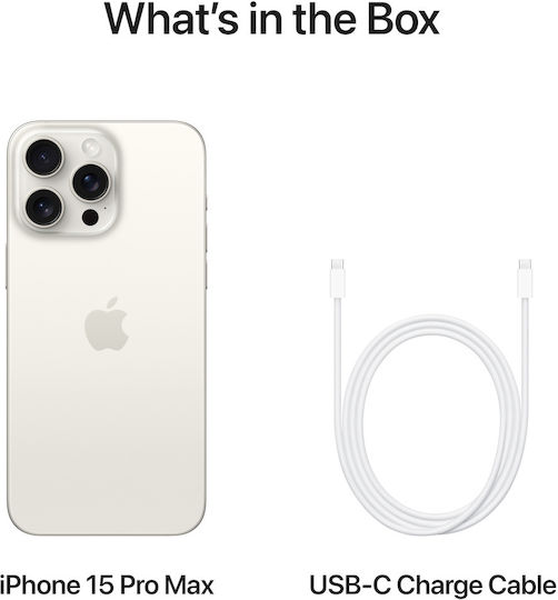 Apple iPhone 15 Pro Max (8GB/1TB) White Titanium