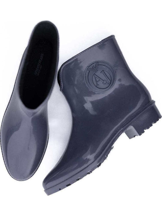 Armani Jeans Κοντές Γαλότσες Μωβ Q4553