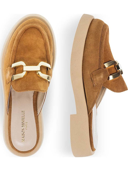 Women's Leather Mules Maison Minrelle 13029005