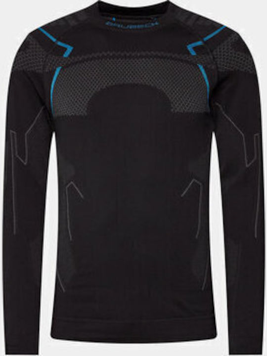 Brubeck Изолиран горен край на бельото Ls1304m Black Slim Fit Изолиран горен край на бельото Brubeck