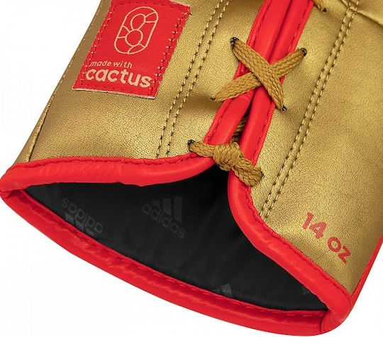 Adidas Speed Tilt 350 mănuși de box cu cordon Adidas Spd350tg - albastru - auriu