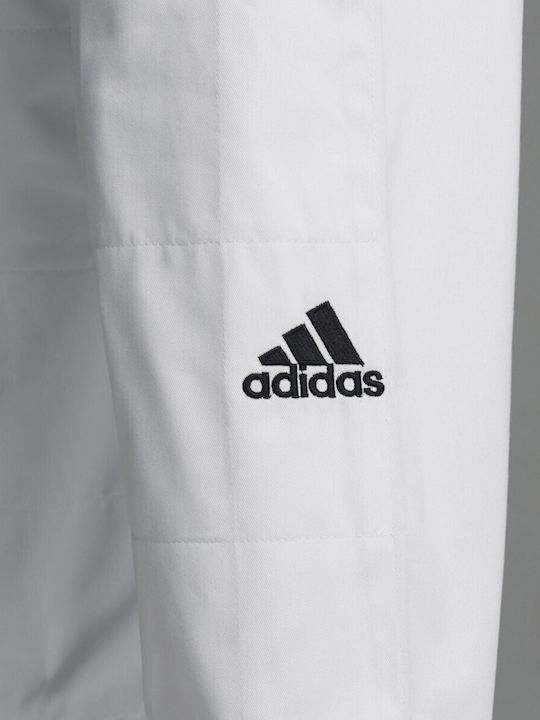 Στολή Τζούντο Adidas J-ijf Champion Iii Στενη Γραμμη Λευκή - Εγκεκριμένη( 3 Άτοκες Δόσεις.)