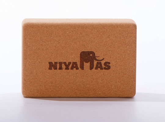 Niyamas Yoga Block in Beige Color
