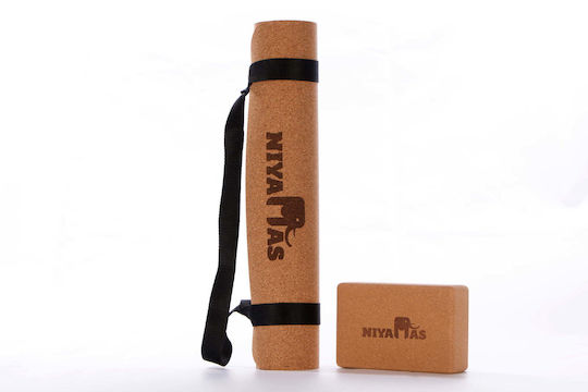 Niyamas Yoga Block in Beige Color