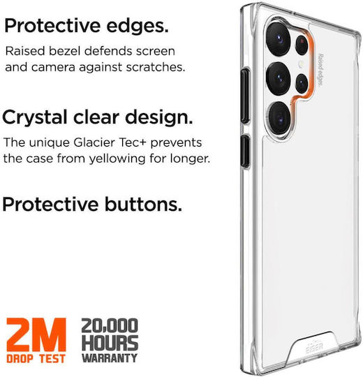 Eiger Back Cover Σιλικόνης 0.4mm Διάφανο (Galaxy S24 Ultra)