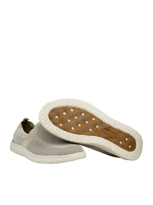 Πάνινα Ανδρικά Slip-On Γκρι