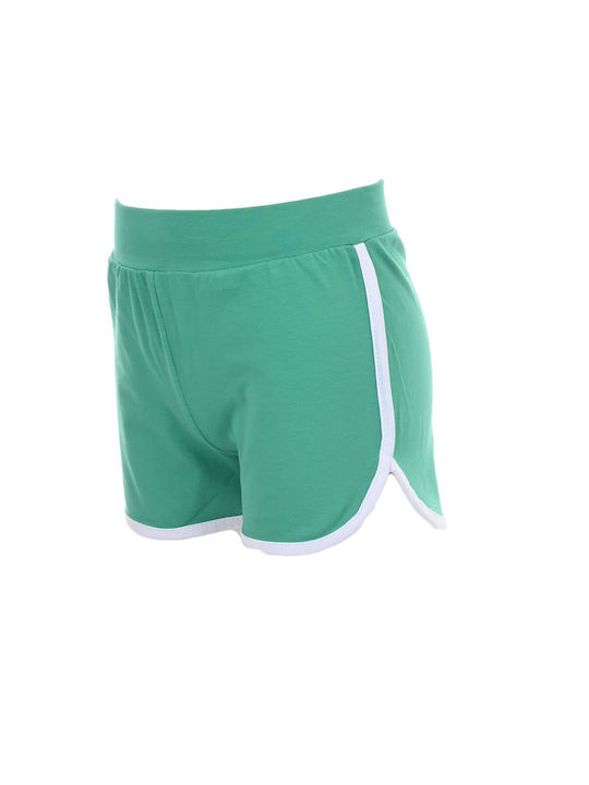 Nek Kids Wear Kids Set with Shorts Summer 2pcs White-Green