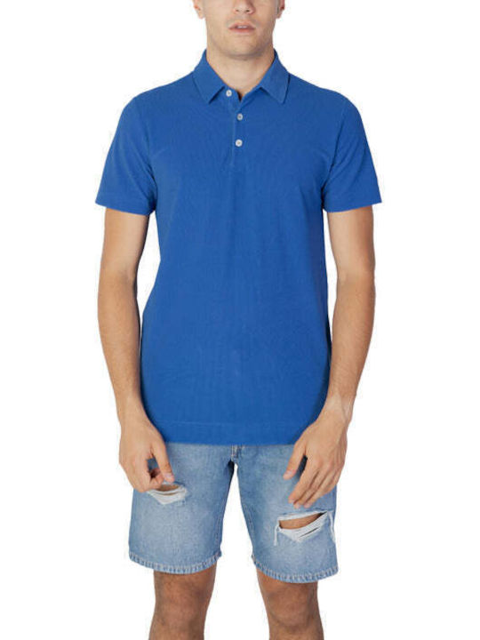 Suns Herren Kurzarmshirt Polo Blau