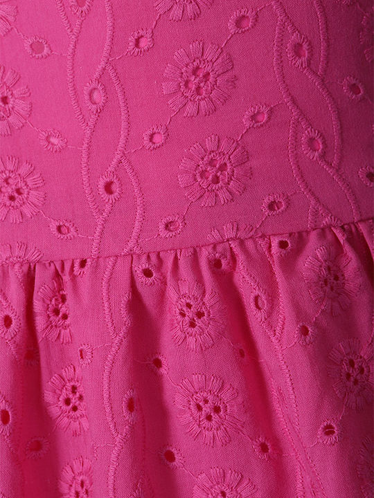 Matoufrance Mädchen Kleid Fuchsia