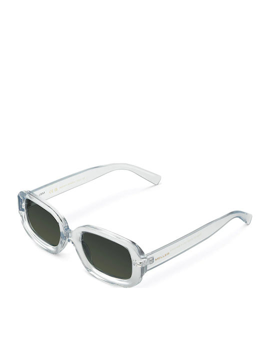 Meller Dashi Women's Sunglasses with Transparent Plastic Frame and Green Polarized Lens D-SKYOLI
