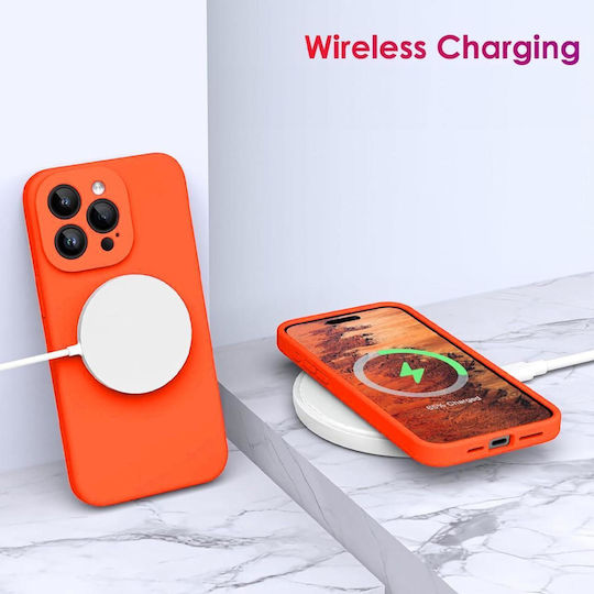 Lemontti 360 Full Cover Πορτοκαλί (iPhone 15 Pro Max)