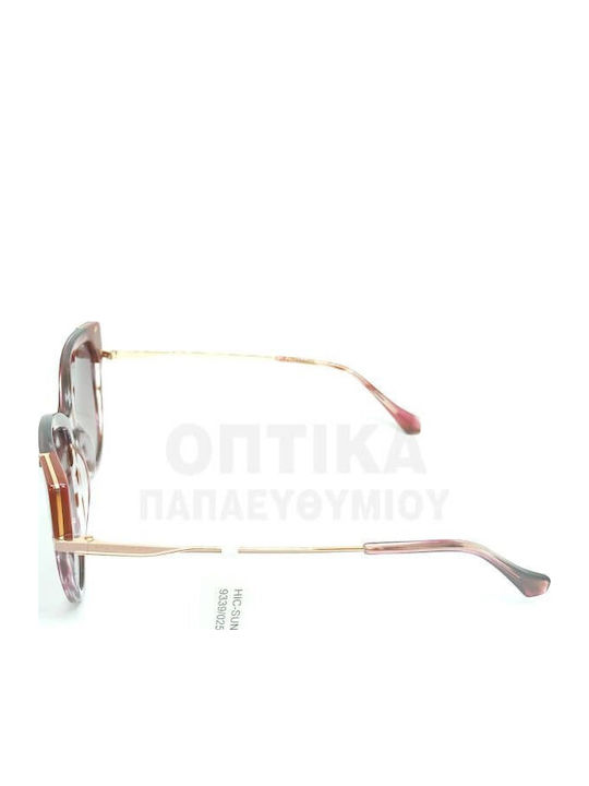 Ana Hickmann Women's Sunglasses with Multicolour Frame and Gray Gradient Lens AH9339 P03