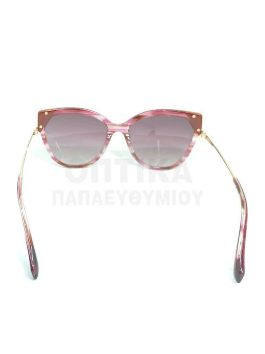 Ana Hickmann Women's Sunglasses with Multicolour Frame and Gray Gradient Lens AH9339 P03