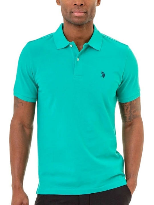 U.S. Polo Assn. Men's Short Sleeve Blouse Polo Petrol Blue