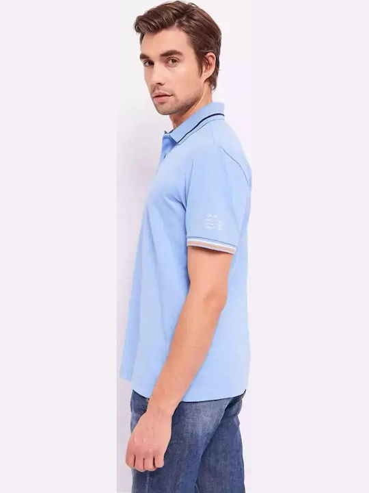 Polo Kurzarmbluse Sky Blue