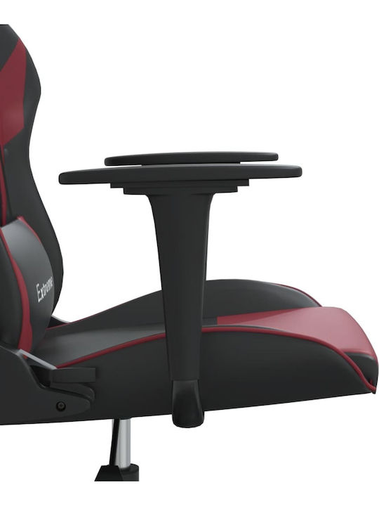 vidaXL 345452 Gaming Stuhl mit verstellbaren Armlehnen Black / Red