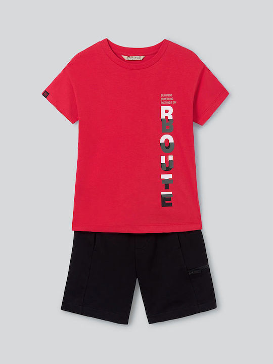 Mayoral Kids Set with Shorts Summer 2pcs Red