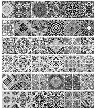 Decorative Sticker Wall 6pcs 100x18cm