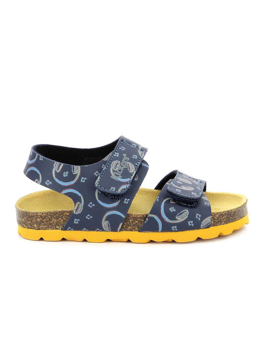 Kickers Kinder Sandalen Summerkro Anatomisch Blau