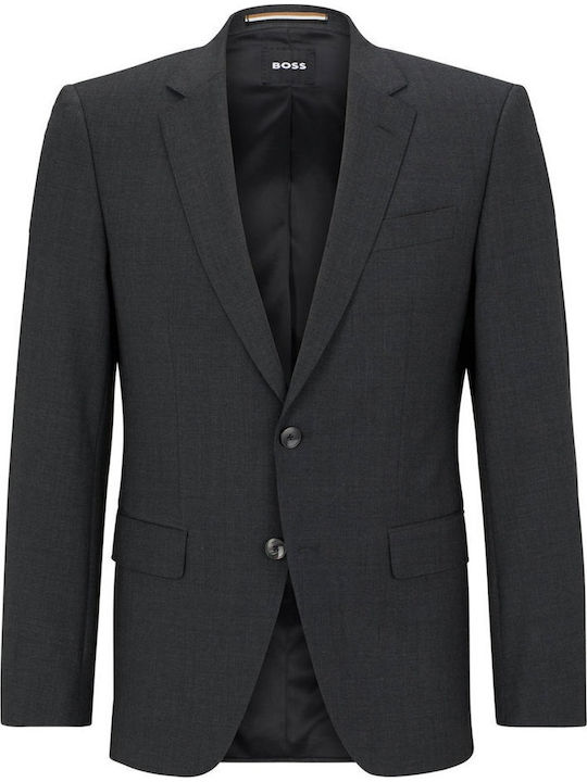 Boss Σακακι Κοστουμιου Slim Fit H-huge-mm-c-224 Γκρι