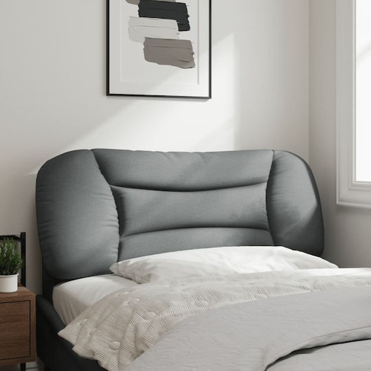 vidaXL Stoff-Kopfstütze Für Betten Helle Graue Farbe 100x48cm