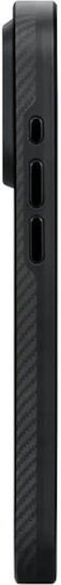 Pitaka Back Cover Aramid Fiber Μαύρο (iPhone 15 Pro)
