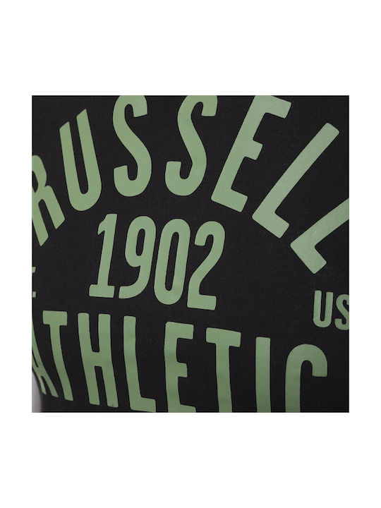 Russell Athletic Kinder-T-Shirt Schwarz Crewneck