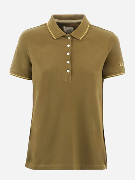 Γυναικεία Polo Μπλούζα Κοντομάνικη Olive