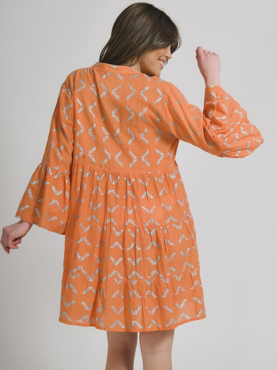 Ble Resort Collection Dress Orange