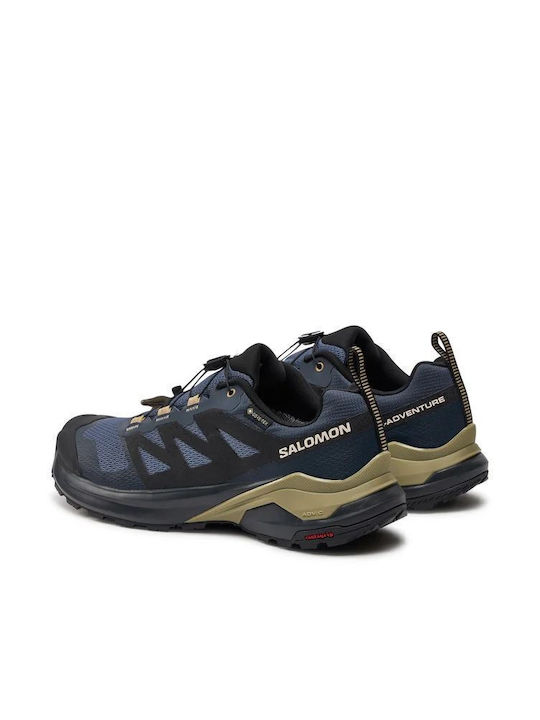 X Adventure Herren Sportschuhe Trail Running Gray Wasserdicht mit Gore-Tex-Membran